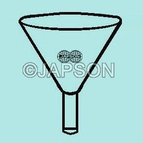 Funnel, Plain 60 Degrees, Short Stem Funnel, Plain 60 Degrees, Short Stem